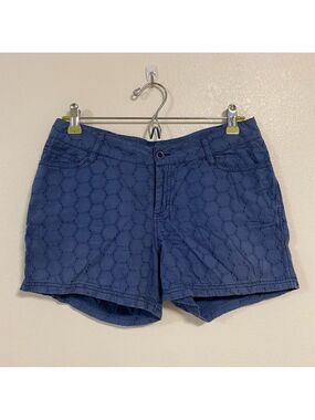 Prana Eyelet Shorts Blue Size 2